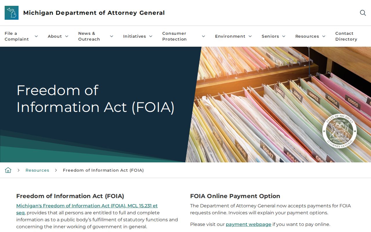 Chippewa County released inmate mugshot access through Michigan FOIA resources